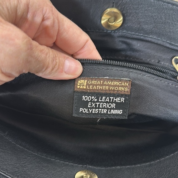 Great American Leather Works Crossbody/Satchel/Shoulder Bag - Picture 4 of 8